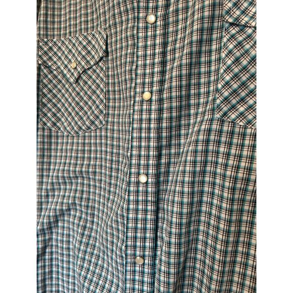 Ely Cattleman western style men’s pearl snap button down shirt, Size XL - Picture 4 of 8